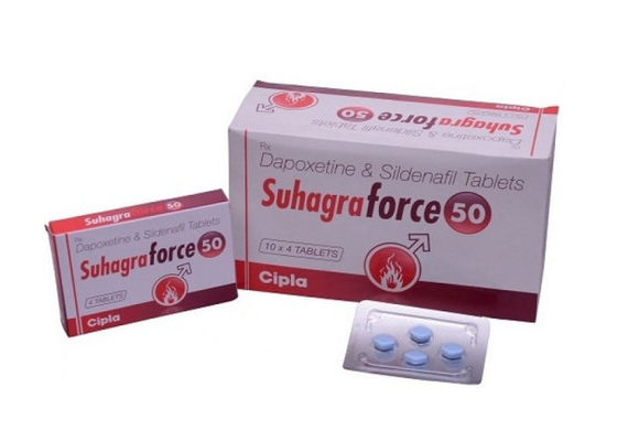 100% Original Suhagra Force 50mg Sildenafil and Dapoxetine Male Sexual Enhancement Pills for Dropshipping
