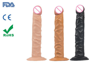 10" Dildo Sex Toy Lifelike Flexible Strap on PVC Penis Cocks Dongs